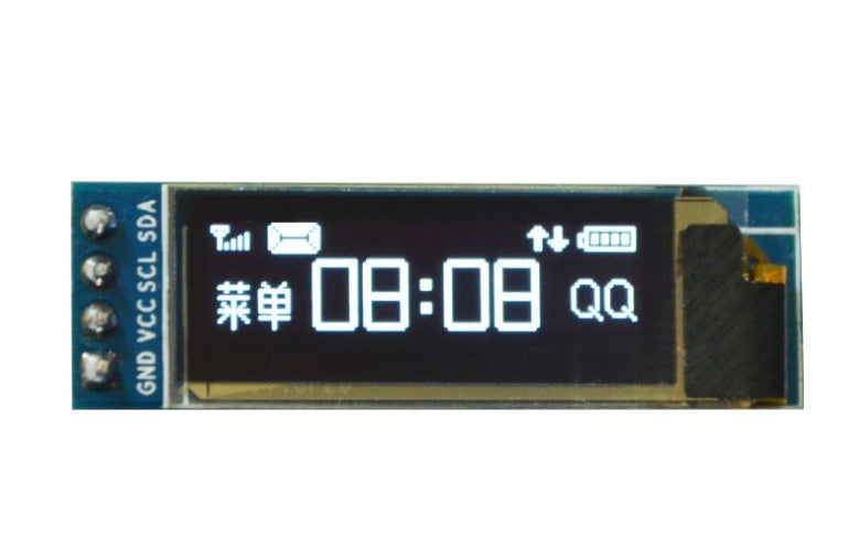 0.91 inch OLED display module 12832OLED 0.91 inch display IIC serial port