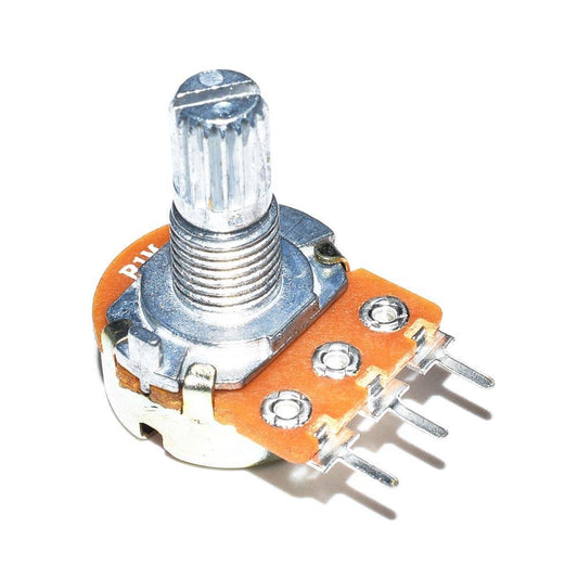 Single Connection Dual Potentiometer WH148 Adjustable Power Amplifier B1K2K5K10K20K50K100K500K Handle 15 20MM
