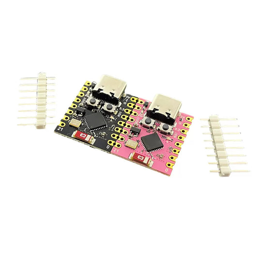 ESP32 SuperMini Development Board Black and Pink
