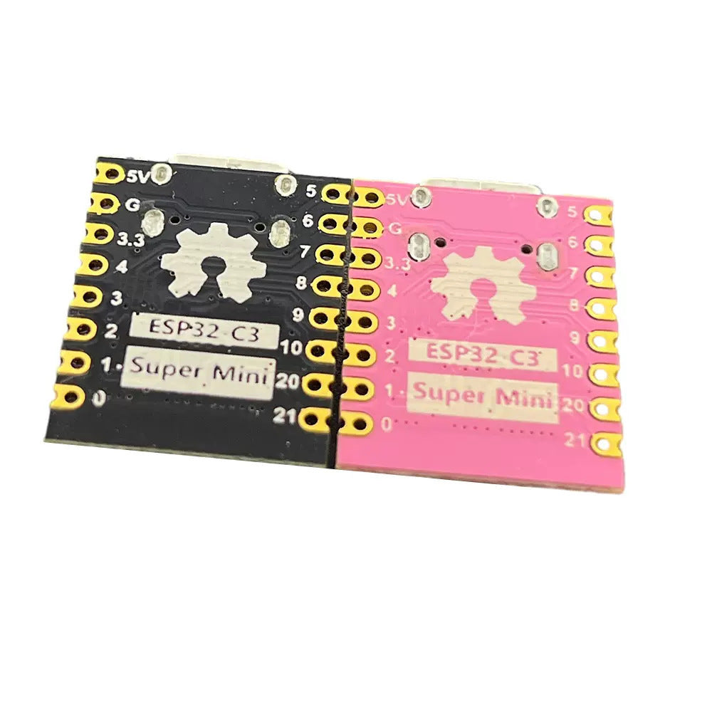 ESP32 SuperMini Development Board Black and Pink