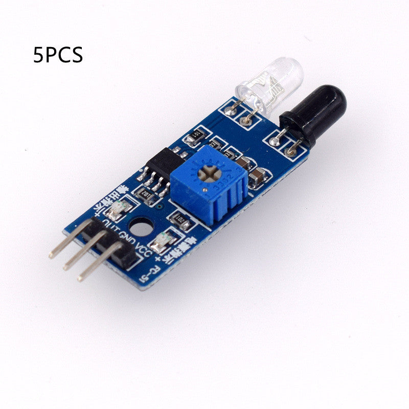 Intelligent Car Robot Diffuse Reflection Obstacle Avoidance Sensor Module