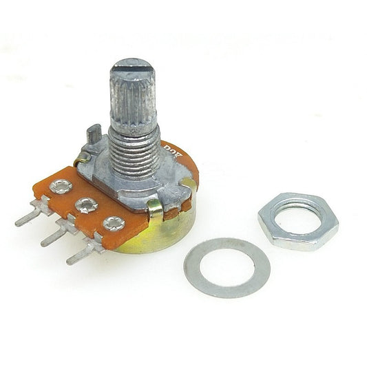 Single Connection Dual Potentiometer WH148 Adjustable Power Amplifier B1K2K5K10K20K50K100K500K Handle 15 20MM