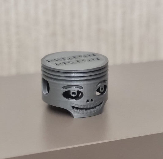Engine Piston Smile Skull 3D Model STL File (For 3D Printing)